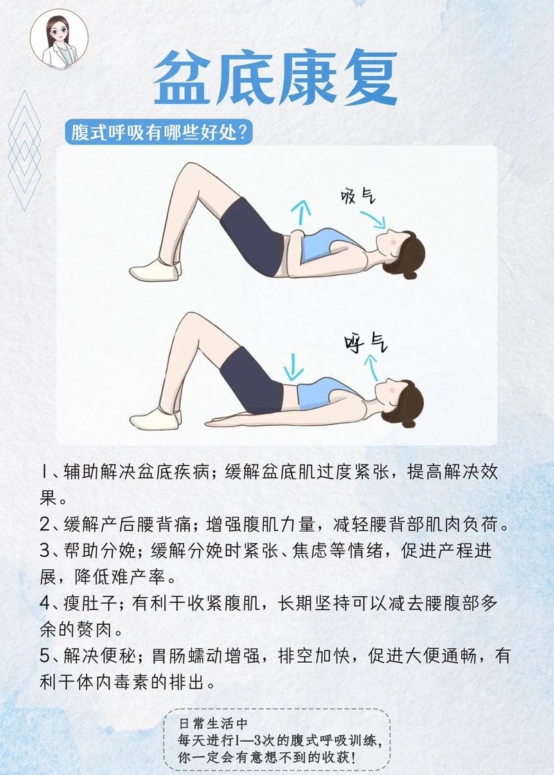 盆底康复配合呼吸训练怎么做