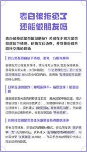 被拒绝了还能做朋友吗-两性知识丨两性健康--你想了解的我都知道