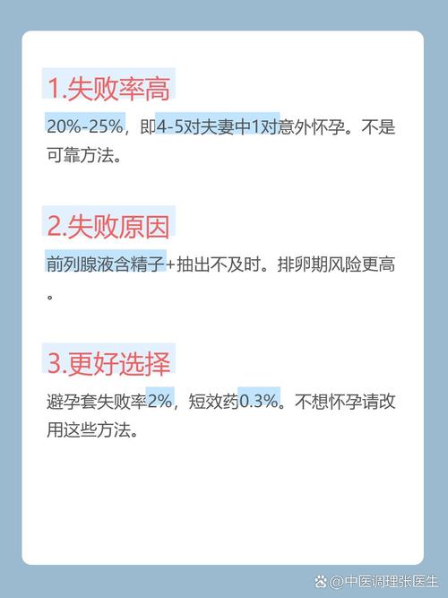 体外射精的失败率有多高