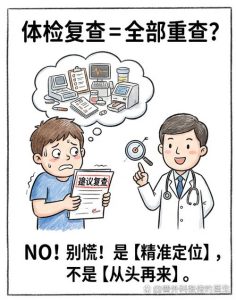 体检报告建议复查该挂什么科?一文读懂不跑冤枉路!-两性知识丨两性健康--你想了解的我都知道