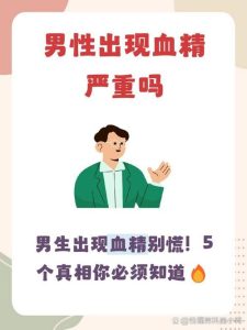 血精需要马上就医吗?出现这种情况别硬扛!-两性知识丨两性健康--你想了解的我都知道