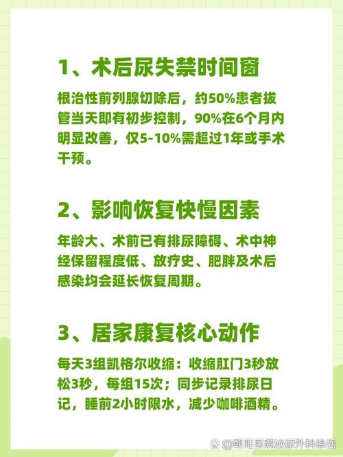 前列腺癌术后控尿功能能恢复吗