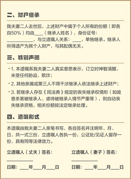 恋爱中如何应对伴侣想立遗嘱-示意图